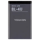 Compatible for Nokia E66_E75_C5-03_5250 mobile cell phones battery 1110mAh brand new battery pack BL-4U wholesale