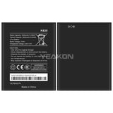 Compatible for Wiko K630 mobile cell phone batteries high capacity brand new durable 3650mAh battery factory wholesale foreign trade