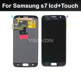 Compatible for Samsung S7 Screen Assembly Original with Frame G930 Mobile Cell Phone Display G930F Integrated Inner and Outer LCD straight screen Wholesale