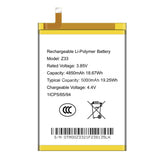 Compatible for Symphony Z33 Brand New Mobile Cell Phone Battery High Capacity Built-in 5000 mAh Factory Wholesale Export