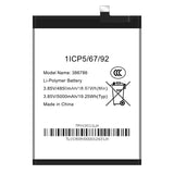 Compatible for Wiko mobile cell phone batteries 476792 high capacity long battery life 5000mAh factory wholesale foreign trade