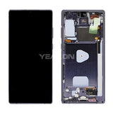 Compatible for Samsung NOTE20 Mobile Cell Phone Display Inner and Outer Screen N980 with Frame LCD Screen Assembly LCD