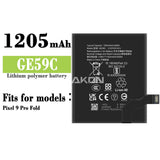 Compatible for Google Pixel 9 Pro Fold foldable mobile cell phones Battery G06K4_GE59C wholesale and export