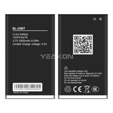 Compatible for Tecno BL-25BT long-lasting brand new mobile cell phone battery, 2500mAh, factory wholesale, foreign trade