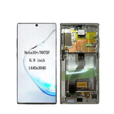 Compatible for Samsung Note10+ Screen Assembly Original with Frame N975 Mobile Cell Phone Display note10 plus Inner and Outer Screen Wholesale