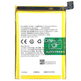 Compatible for OPPO R11 Mobile Cell Phone Battery BLP635 High Capacity 3000 mAh Built-in Board Factory Wholesale Export