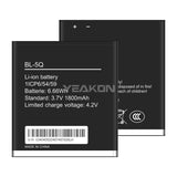 Compatible with Tecno BL-5Q external high-capacity brand new 1800mAh mobile cell phone battery, factory wholesale and foreign trade