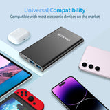 YEAKON High capacity 10000mAh Mobile Power Bank PD QC 3.0 Fast Charge Power Banks Type-C Portable Powerbank with USB Cable