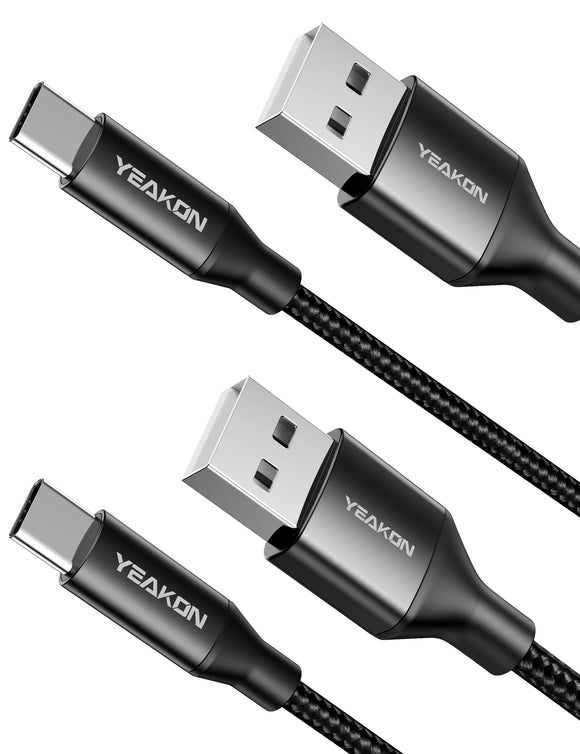USB Type C Cable 3A Fast Charging USB-A to USB-C Charger Braided Cord for Samsung Galaxy S9 S20 A51 A11 Note 10 PS5 Controller