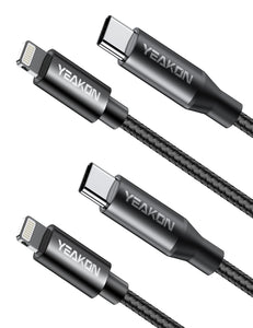USB C to Lightning Cable for iPhone 12 Pro Max/12/11 Pro/X/XS/XR/8 Plus/AirPods Pro, Supports Power Delivery