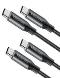 USB C to USB C Cable Double USB-C Fast Charger Cord 60W Power Delivery PD Charging for Apple MacBook Galaxy S20 Nintendo Switch