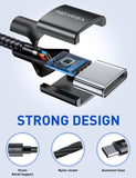 USB C to USB C Cable Double USB-C Fast Charger Cord 60W Power Delivery PD Charging for Apple MacBook Galaxy S20 Nintendo Switch