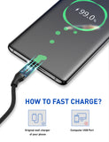 USB C to USB C Cable Double USB-C Fast Charger Cord 60W Power Delivery PD Charging for Apple MacBook Galaxy S20 Nintendo Switch